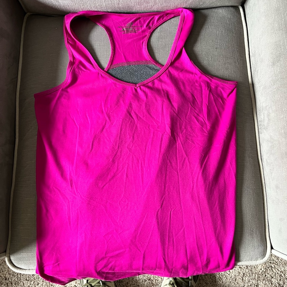 Women’s Racerback Tank Top in Vibrant Fuchsia Pink